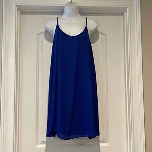 𝅺NWT Sugar Lips blue flowy dress M